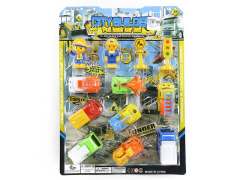 Pull Back Truck Set(8in1)