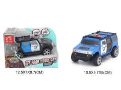 1:43 Pull Back Stunt Cross-country Police Car(2C)