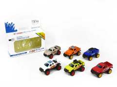 Die Cast Cross-country Car Pull Back(6S)