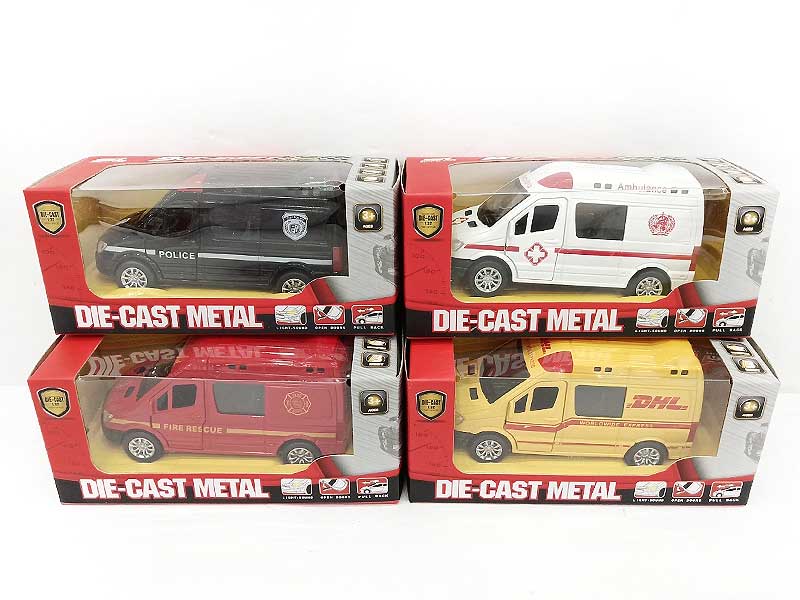 Die Cast Car Pull Back(4S4C) toys