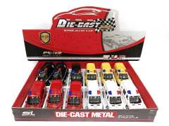 Die Cast Car Pull Back(12in1)