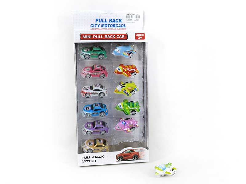 Pull Back Car & Pull Back Airplane(12in1) toys