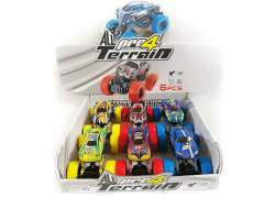 Die Cast 4Wd Car Pull Back(6in1) toys