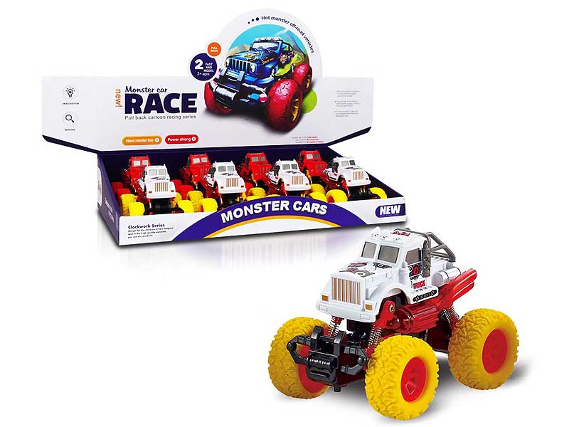 Pull Back Cross-country Car W/L_S(8in1) toys