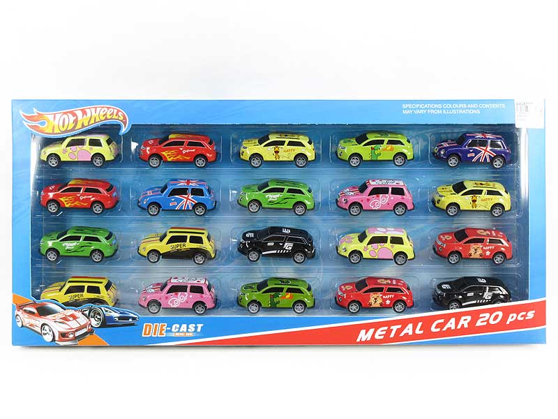 Die Cast Car Pull Back(20in1) toys
