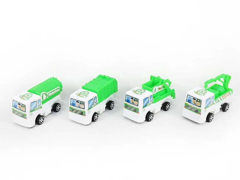 Pull Back Sanitation Car(4S) toys