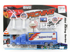Pull Back Container Truck Set(4C)