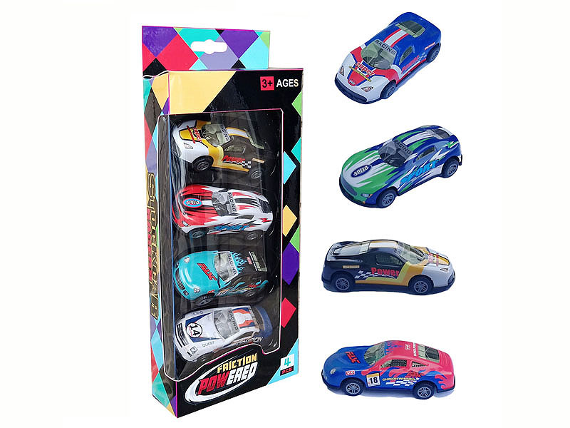 Die Cast Car Pull Back(4in1) toys