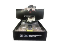 1:24 Die Cast Car Pull Back W/L_S(6in1)