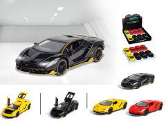 1:24 Die Cast Sports Car Pull Back W/L_S(8in1)