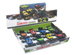 Die Cast Cross-country Car Pull Back(8in1)
