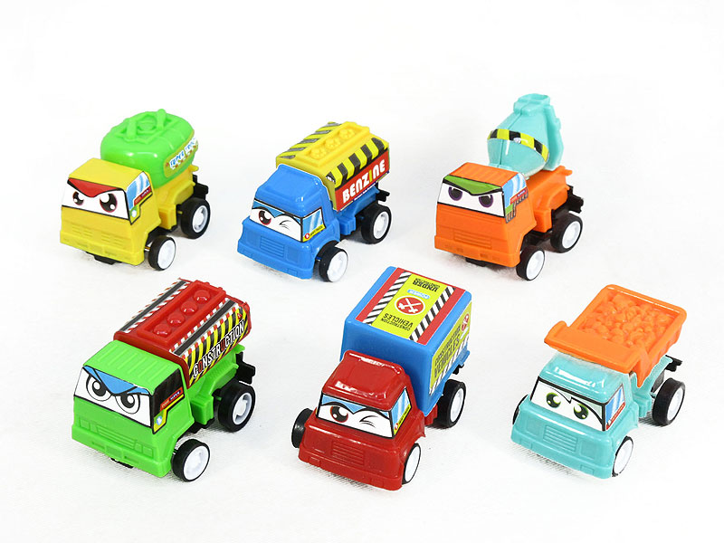 Pull Back Construction Truck(6S6C) toys
