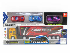 Die Cast Container Pull Back & Die Cast Sports Car Pull Back