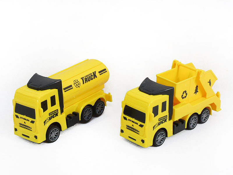 Pull Back Sanitation Truck(2S) toys