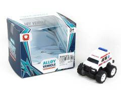 Die Cast Ambulance Pull Back(4S)