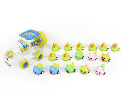 Pull Back Construction Truck & Pull Back Duck(16in1)