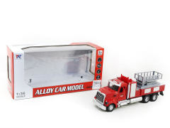 Die Cast Fire Engine Pull Back W/L_S
