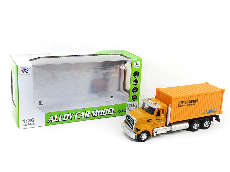 Die Cast Truck Pull Back W/L_S(2C) toys