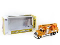 Die Cast Construction Truck Pull Back W/L_S