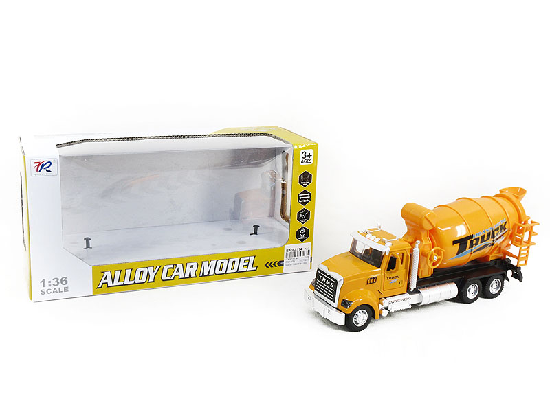 Die Cast Construction Truck Pull Back W/L_S(2C) toys