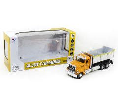 Die Cast Construction Truck Pull Back W/L_S(2C)