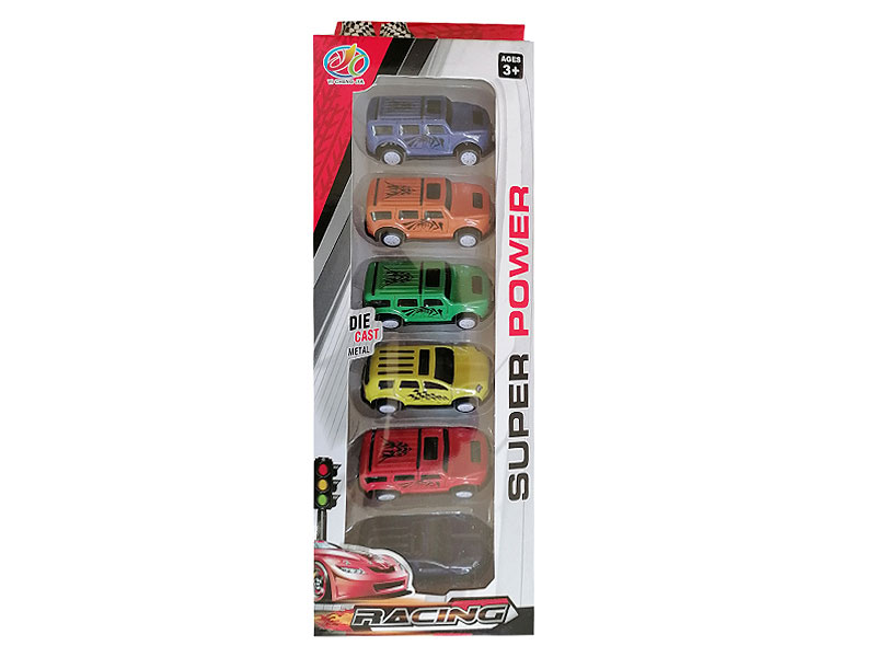 Metal Pull Back Car(6in1) toys