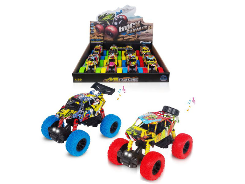 Die Cast Cross-country Car Pull Back W/L_M(8in1) toys