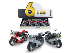 1:12 Die Cast Motorcycle Pull Back W/L_M(12in1)