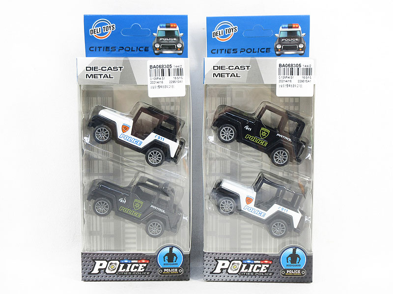 Die Cast Jeep Pull Back(2in1) toys