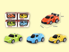 Die Cast Sports Car Pull Back(4S)
