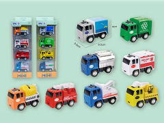 Die Cast Construction Truck Pull Back(4in1) toys