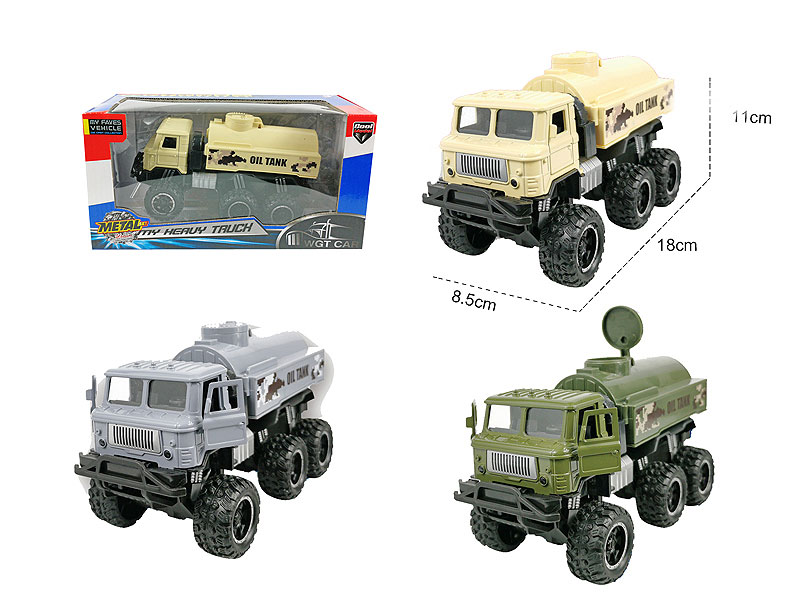 Die Cast Truck Pull Back W/L_M(3C) toys