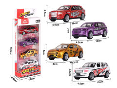 1::50 Die Cast Racing Car Pull Back(4in1) toys