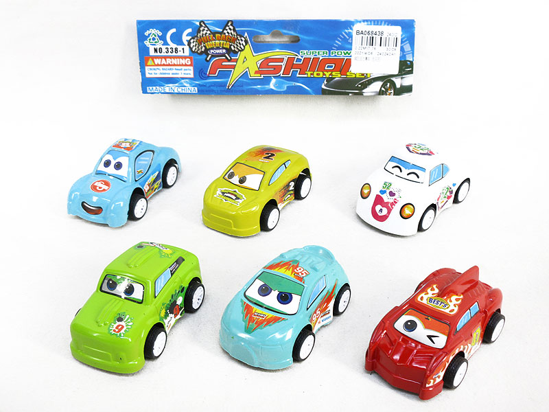 Pull Back Racing Car(6in1) toys