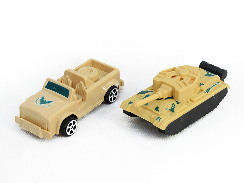 Pull Back Tank & Jeep(2in1) toys