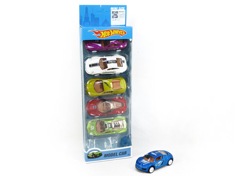 Die Cast Racing Car Pull Back(6in1) toys