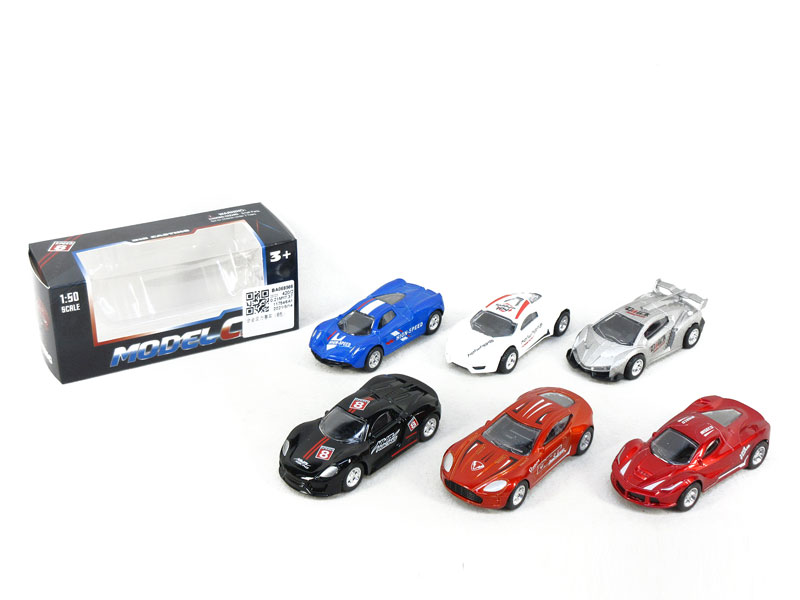 Die Cast Racing Car Pull Back(6C) toys