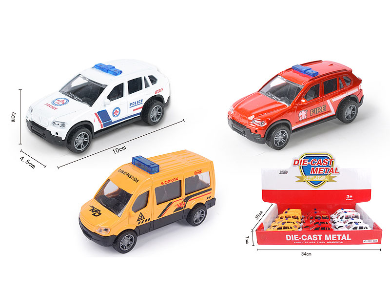 Die Cast Car Set Pull Back(12in1) toys