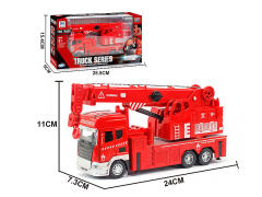 Die Cast Fire Engine Pull Back W/L_M