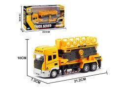 Die Cast Construction Truck Pull Back W/L_M