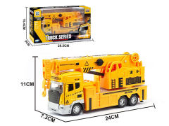 Die Cast Construction Truck Pull Back W/L_M