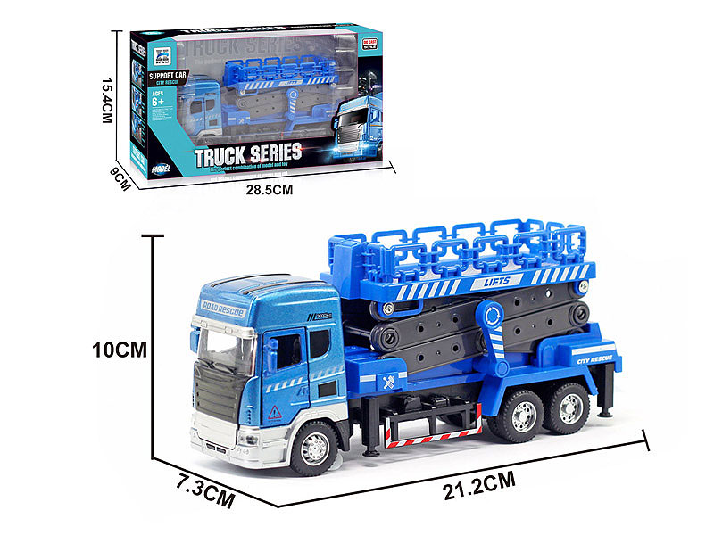 Die Cast Truck Pull Back W/L_M toys