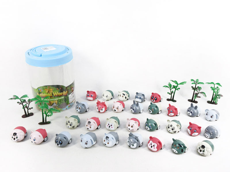 Pull Back Animal(32in1) toys