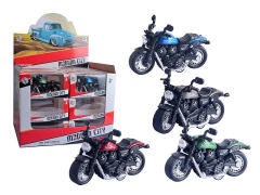 Die Cast Motorcycle Pull Back(24in1) toys