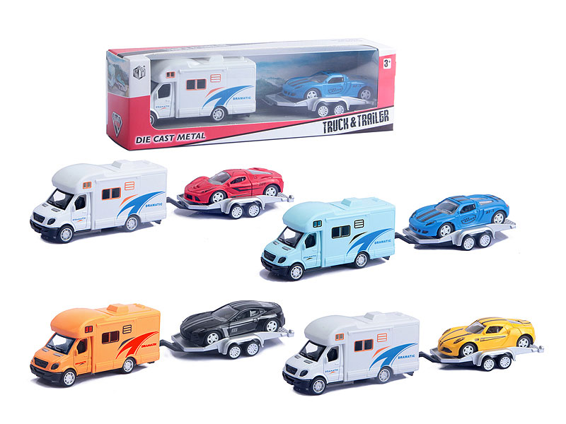 Die Cast Truck Pull Back(4S4C) toys