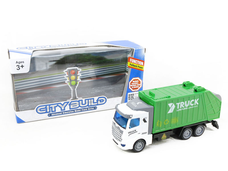 Pull Back Sanitation Car(3S) toys