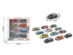 Die Cast Jeep Pull Back(8in1)