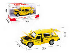 1:28 Die Cast Taxi Pull Back