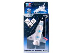 Die Cast Space Plane Pull Back W/L_M