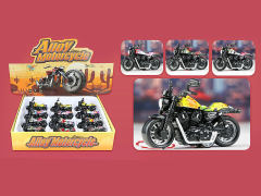 1:36 Die Cast Motorcycle Pull Back(12in1) toys